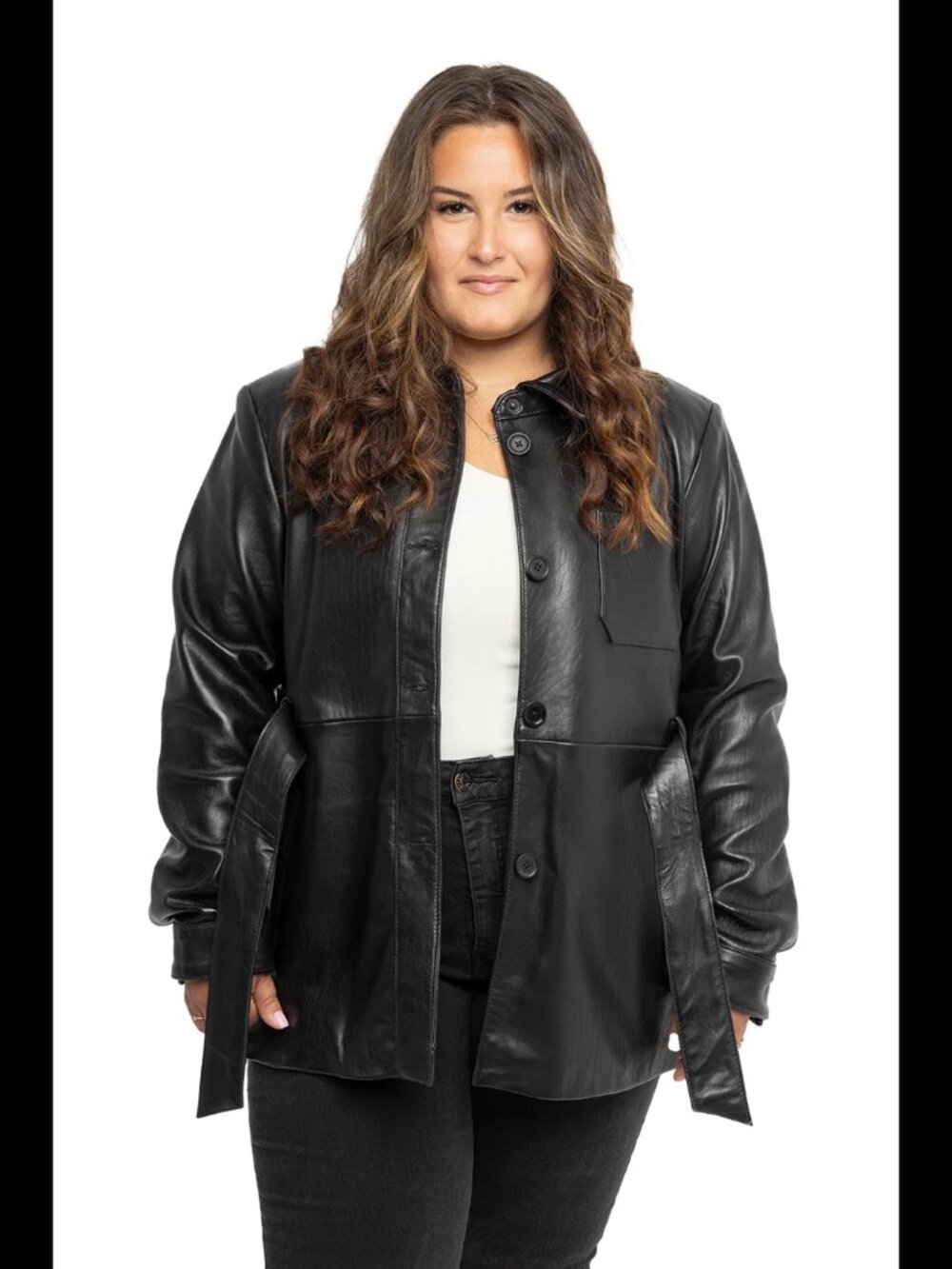 Glamour Gridlock Womens Fashion Leather Jacket